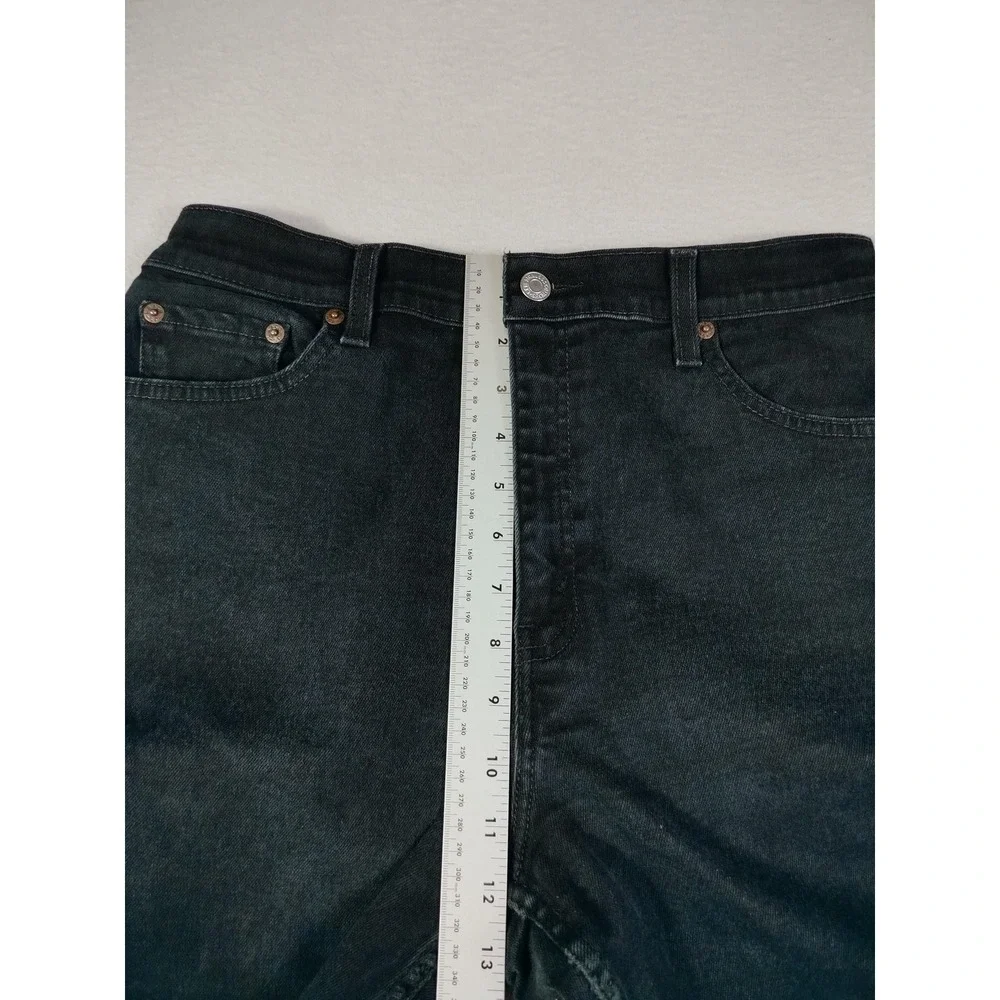 Vintage Levis 550 Relaxed Tapered Jeans Womens‎ 12 Black High Rise Denim Y2K